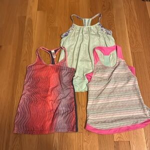 3x Ivivva tank tops bundle
